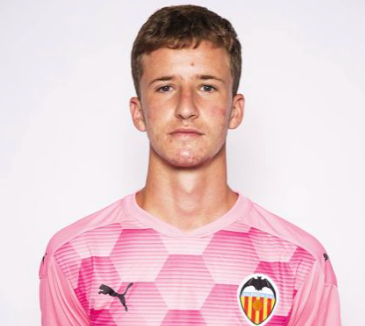 Andrés Céspedes, portero del Juvenil del Valencia CF