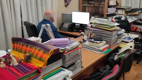 Jos&eacute; Mar&iacute;a en su despacho // FOTO: &Aacute;lvaro Arribas Mart&iacute;nez